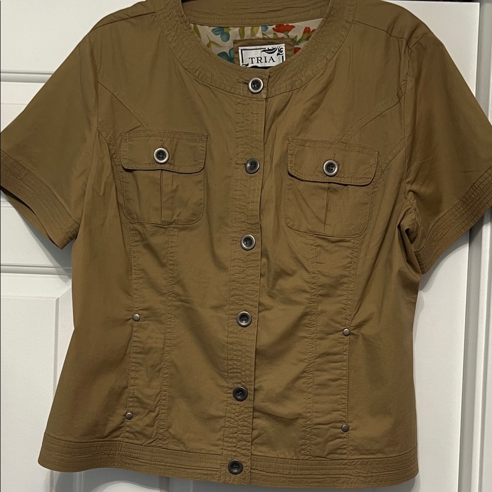 Women's Shortsleeve Utility Jacket - XL